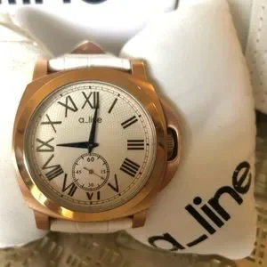 A_Line | Accessories | Aline Pyar White Leather Rose Gold  display picture 3